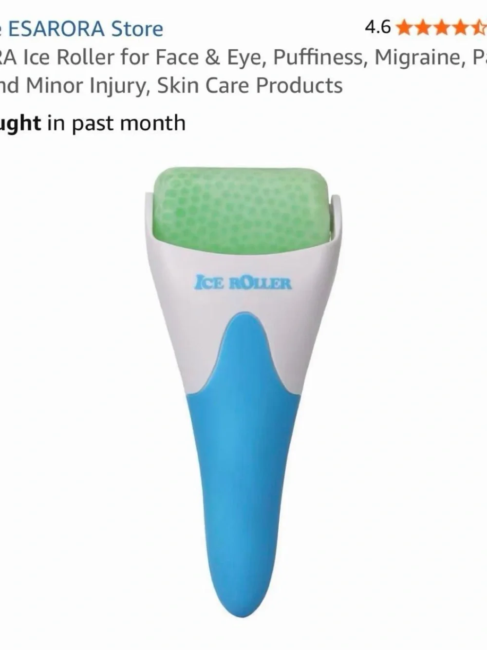 Ice Roller Cooling Facial Roller in Green & Blue